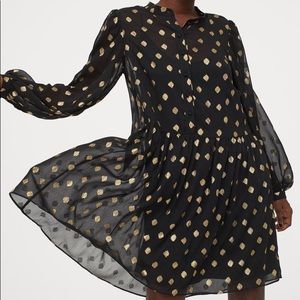 H&M chiffon dress